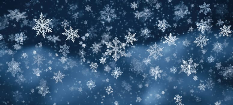 snow snowflakes cold winter frozen background texture, ai