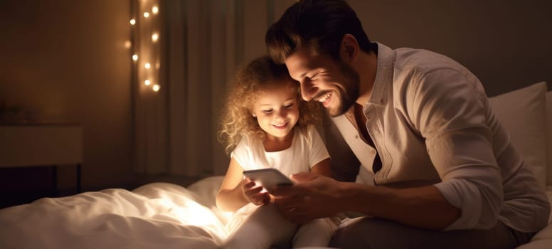 parenting smart phone happiness indoor