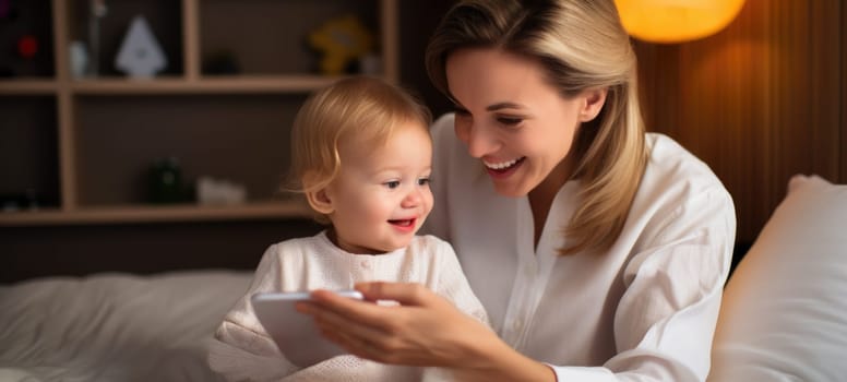 parenting smart phone happiness indoor