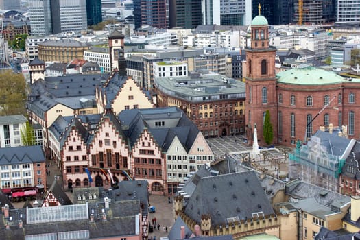 Beautiful view on Frankfurt am Main, Germany