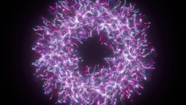 Abstract futuristic eye. Computer generated 3d render