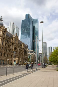 Frankfurt am Main, Germany. / April 26 2023 : Frankfurt - financial districkt