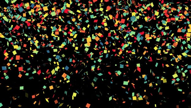 Abstract colorful confetti. Computer generated 3d render,Abstract colorful confetti. Computer generated 3d render