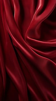 draped Smooth and rich red velour texture. Luxurious velour background pattern.Generative AI