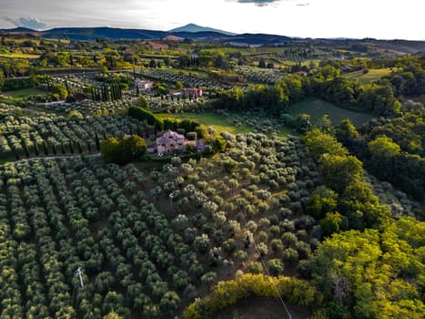 Landscape view of Montepulciano,Tuscany, Italy
