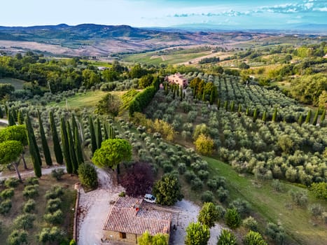 Landscape view of Montepulciano,Tuscany, Italy