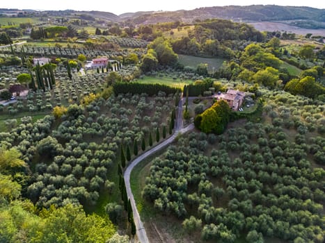 Landscape view of Montepulciano,Tuscany, Italy
