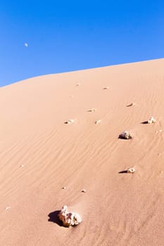 Valley of the Moon landscape, Chile. Chilean panorama. Valle de la Luna