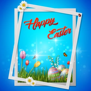 Beautiful easter egg background