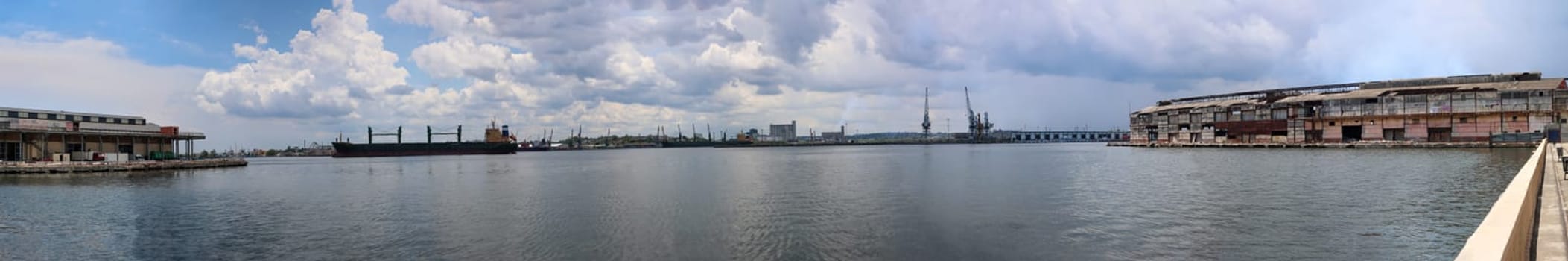 Panorama from the harbour in Havana, Cuba.