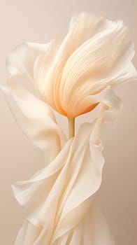 silky detail of the finest delicate flowing fabric.. background or wallpaper.Generative AI