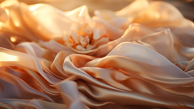 elements of drapery and accessories for decorating a wedding celebration. Generative AI