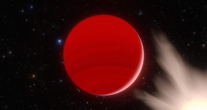 Kepler-100 b is one of the hot exoplanets orbiting the sun Kepler-100 in the constellation of Lyra and is a class Torrid superneptune discovered 2014.