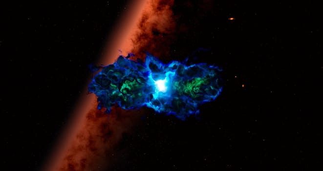 A nebula is a interstellar complex cloud formation full of star making gasses, matter and plasma.