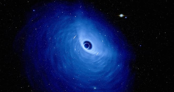 Sagittarius A star is the black hole that resides in the middle of the Milky Way Galaxy. It's gravity effect controls the entire star system surrounding it.