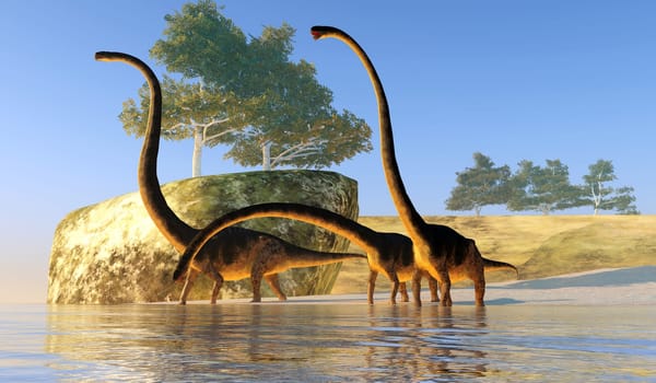 Omeisaurus was a herbivorous sauropod dinosaur that lived in China during the Jurassic Period.