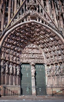 Portal of  the Cathedral of Our Lady of Strasbourg