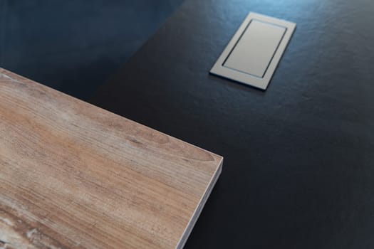 ior design and decoration of a functional, modern kitche