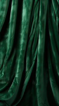 draped Smooth and rich green velour texture. Luxurious velour background pattern.