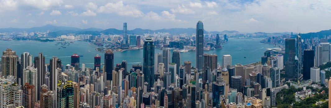 Hong Kong 24 September 2019: Hong Kong landmark