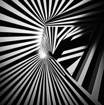 Black and white stripes. Generative AI design