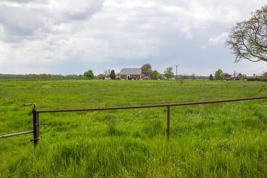 German countryside landscape, Lower Rhine Region, Germany
