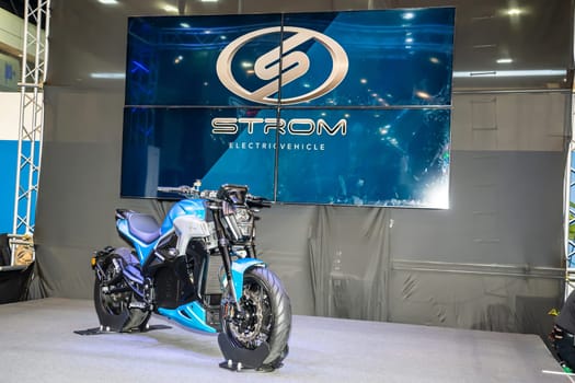 Nonthaburi, Thailand - APR 2, 2023 Motorcycle at The 44th Bangkok international motor show 2023 at IMPACT Arena, Muang Thong Thani, Nonthaburi, Thailand.