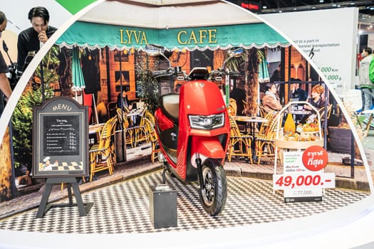 Nonthaburi, Thailand - APR 2, 2023 Motorcycle at The 44th Bangkok international motor show 2023 at IMPACT Arena, Muang Thong Thani, Nonthaburi, Thailand.