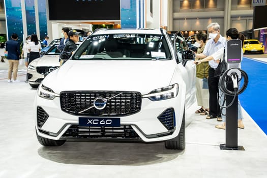 Nonthaburi, Thailand - APR 2, 2023 Car at The 44th Bangkok international motor show 2023 at IMPACT Arena, Muang Thong Thani, Nonthaburi, Thailand.