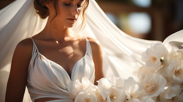 elements of drapery and accessories for decorating a wedding celebration.
