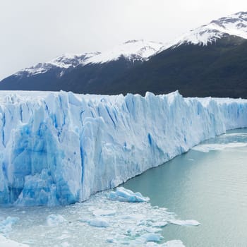 Perito Moreno glacier view, Patagonia landscape, Argentina. Patagonian landmark