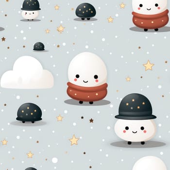 seamless pattern on a Christmas theme.