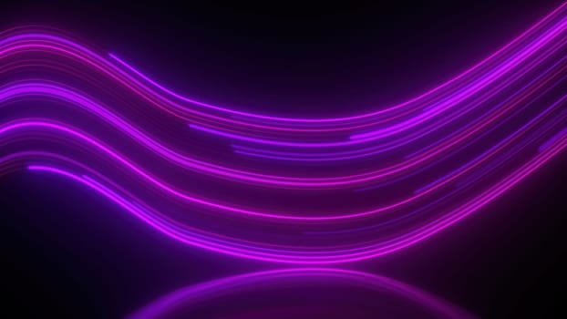 Purple laser beams. Computer generated 3d render