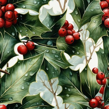 seamless pattern on a Christmas theme.