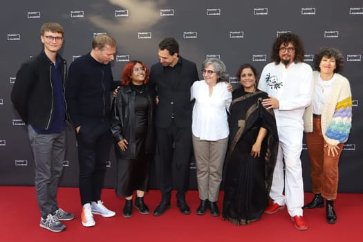 Helge Albers,Ranjitha Rajeevan,Isabel Herguera,Nausheen Javeed,Fabian Driehorst, Diego Herguera and Team, FFHH 2023: SULTANA’S DREAM at CinemaXX Hamburg