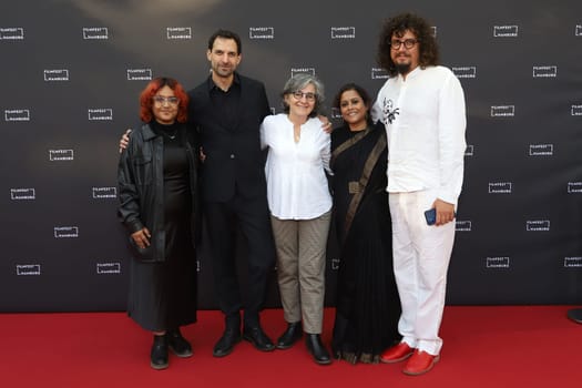 Ranjitha Rajeevan,Fabian Driehorst,Isabel Herguera,Nausheen Javeed, Diego Herguera, FFHH 2023: SULTANA’S DREAM at CinemaXX Hamburg