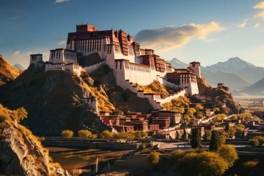 The Potala palace in Lhasa Tibet.