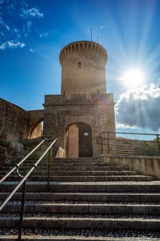 Bellver Castle (Catalan: Castell de Bellver) is a Gothic-style castle on a hill 3 km to the west of the center of Palma on the Island of Majorca, Balearic Islands, Spain.