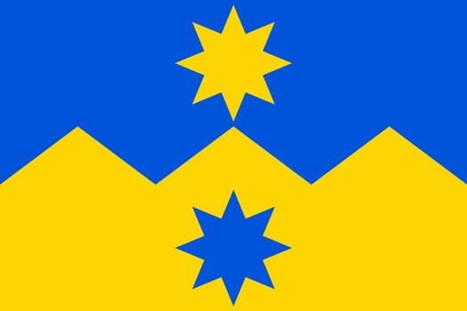 flag of otago. proportion 2:3