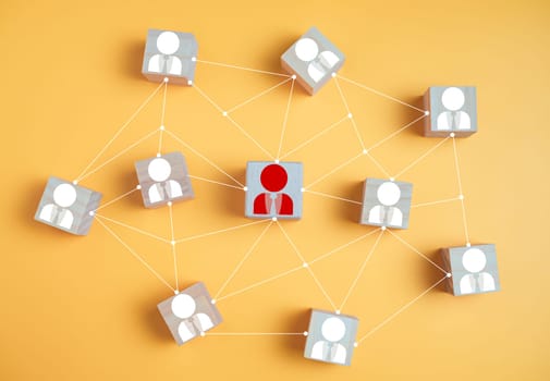 Recruitment management Business concept. Relationship Management with global structure. Human Resources. Management recruitment employment headhunting concept. HRM or Human Resource Management concept.