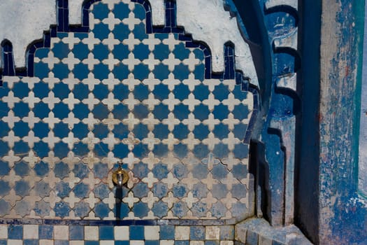 Fountain for fresh water in Chefchaouen, Morocco