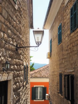 old houses at Herzegnovi Montenegro