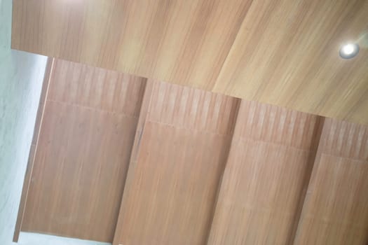Ceilings in a cozy living room, stock photo