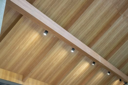 Ceilings in a cozy living room, stock photo