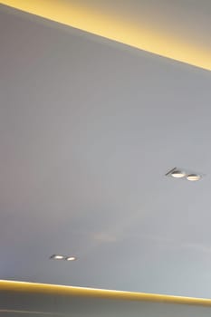 Interior of a modern decorated espresso bar, stock photo