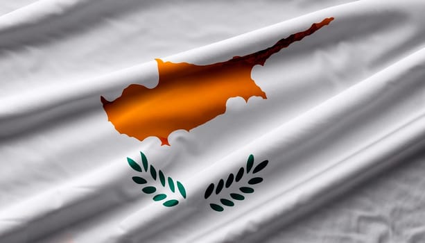 Realistic photo of the Cyprus flag