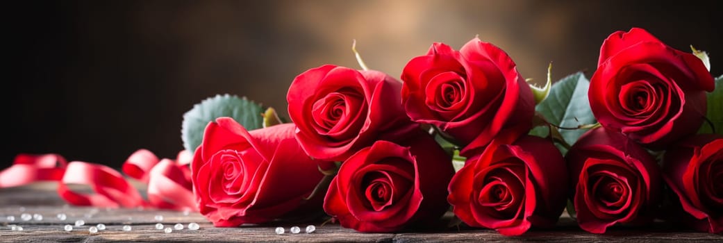 Faith, hope, love and Valentine's Day background. AI generativ.
