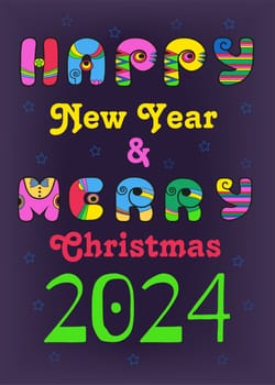 Get groovy with our Retro Disco Celebration 2024! A vibrant and colorful 60s and 70s-inspired New Year's greeting