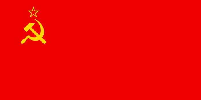 Flag of USSR - Union of Soviet Socialist Republics