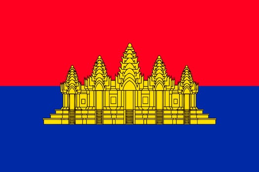 Vector Cambodia flag, Cambodia flag illustration, Cambodia flag picture, Cambodia flag image